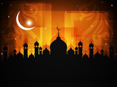 dini bayram arka plan ile Camii.