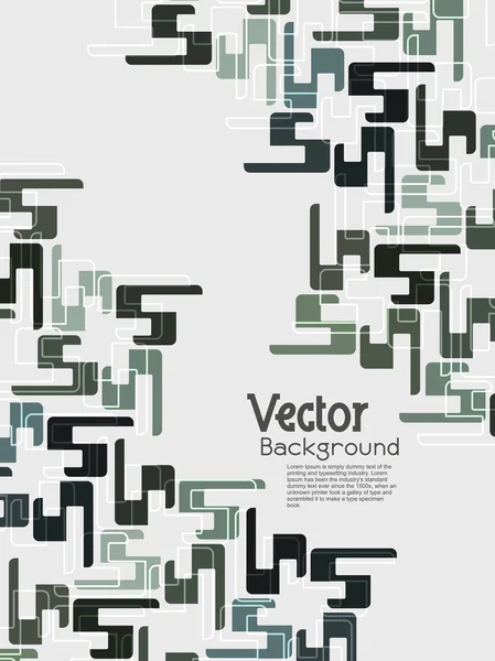 Fondo retro abstracto diseñado . — Vector de stock