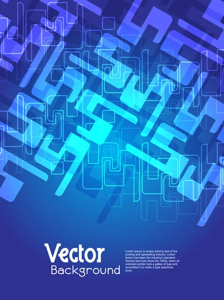 Antecedentes de tecnología creativa abstracta . — Vector de stock