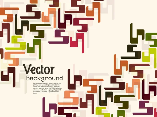 Fondo retro abstracto diseñado . — Vector de stock