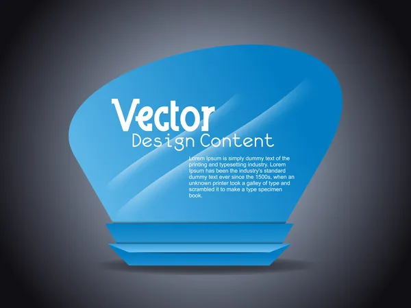 Brillante hermosa burbuja vectorial para el habla — Vector de stock