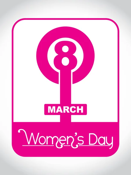 Beautiful women's day background. — Stock Vector