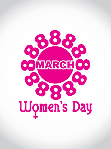 Beautiful women's day background. — Stock Vector