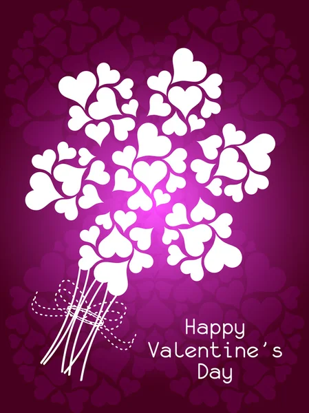 Beautiful Valentine's Day background. — Stock Vector
