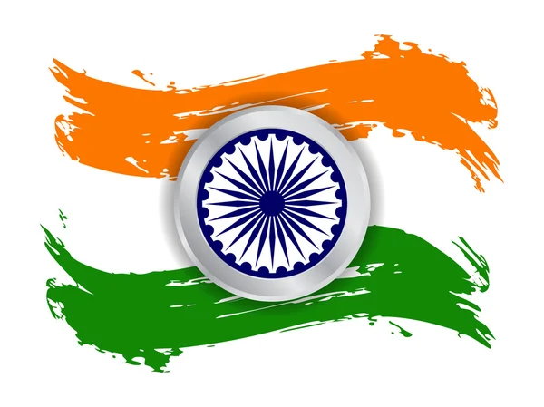 Diseño de bandera india creativa . — Archivo Imágenes Vectoriales