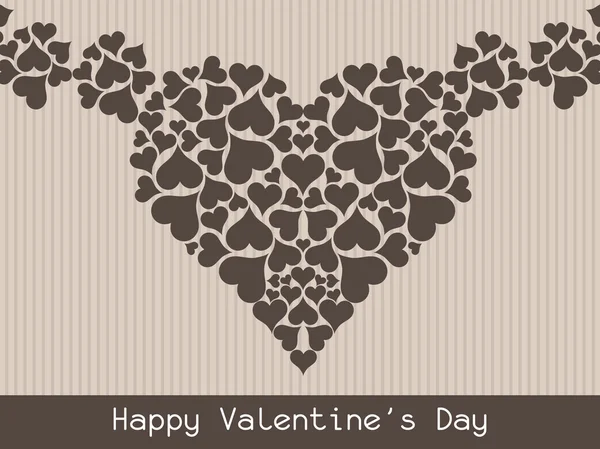 Beautiful Valentine's Day background. — Stock Vector