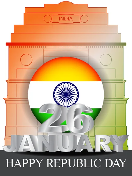 Arte creativo moderno diseño vectorial bandera india . — Vector de stock