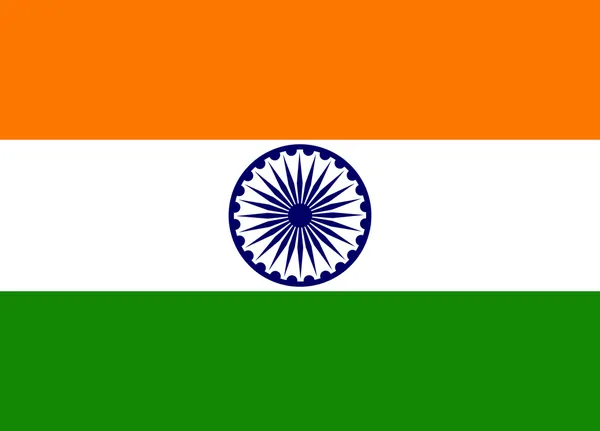 Drapeau indien créatif . — Image vectorielle