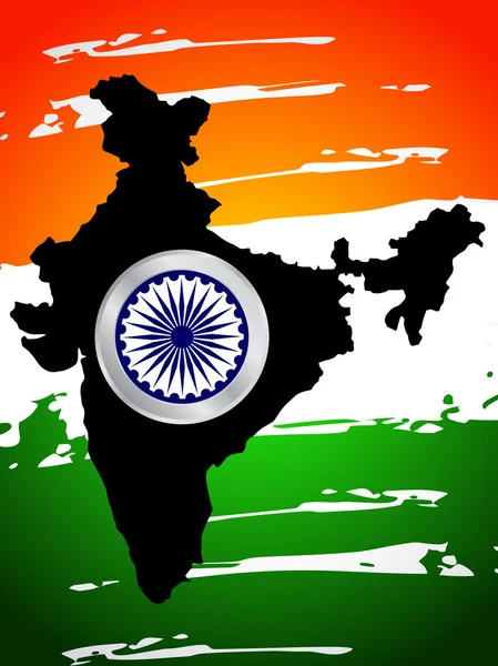 Creatieve Indiase vlag ontwerpen. — Stockvector
