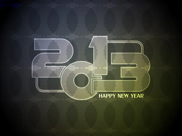 Renkli mutlu yeni yıl 2013 tasarım. — Stok Vektör