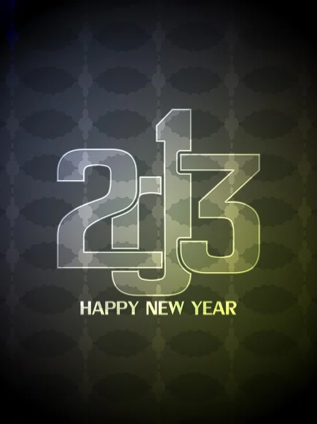 Barevné šťastný nový rok 2013 designu. — Stockový vektor