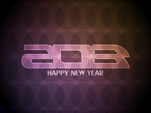 Colorido feliz ano novo 2013 design . — Vetor de Stock