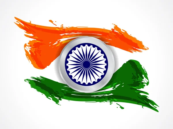 美しい背景デザイン インドの旗 — ストックベクタ