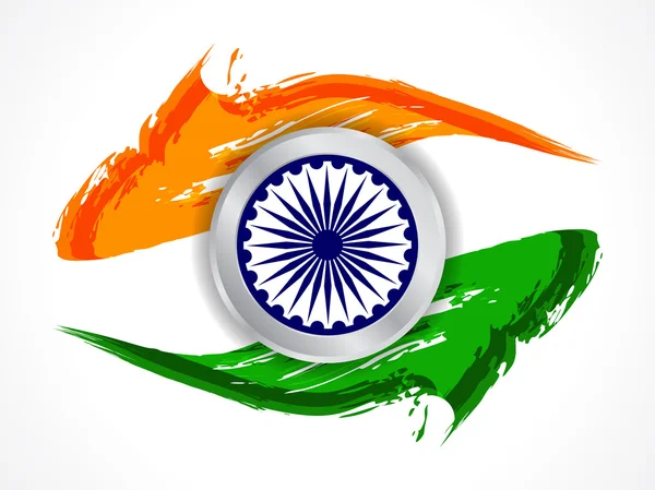 Krásné pozadí návrhu indická vlajka — Stockový vektor