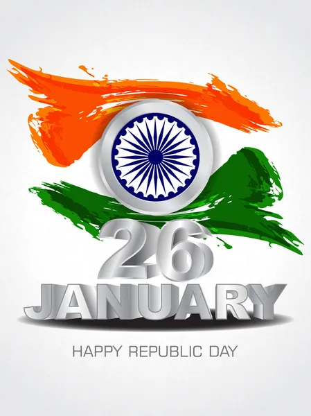 Piękne tło dla dzień Republiki Indii. — Wektor stockowy