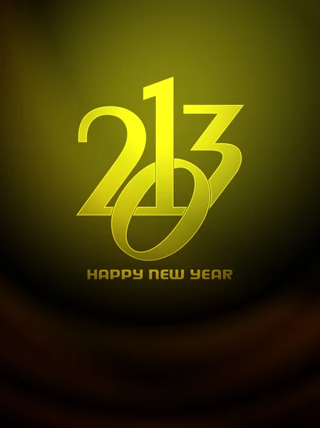 Bello felice anno nuovo 2013 design . — Vettoriale Stock