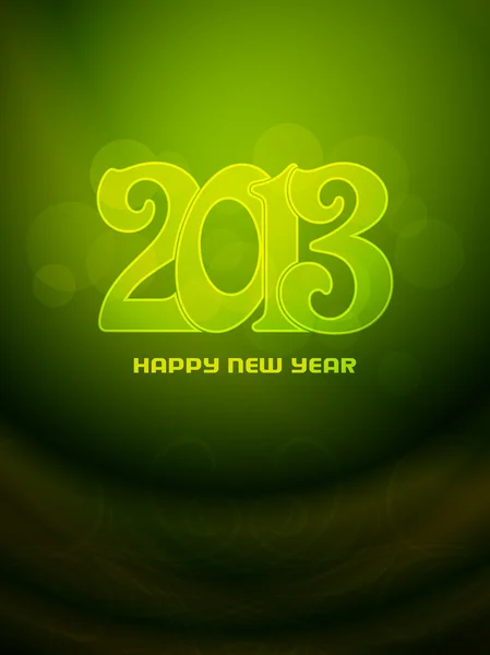 Hermoso feliz año nuevo 2013 diseño . — Vector de stock