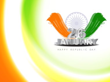 vektör yaratıcı modern Hint bayrak Tasarım sanat.