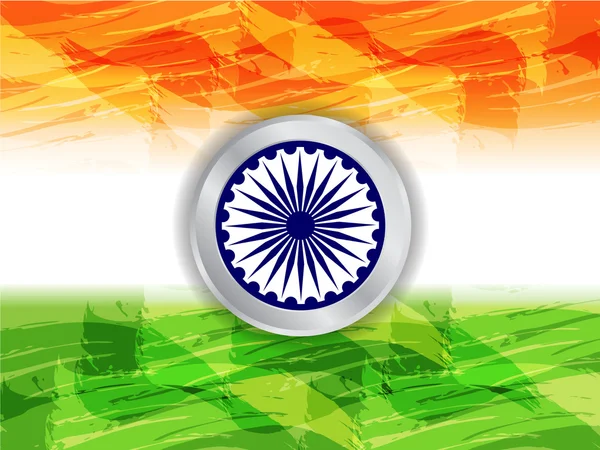 창조적인 현대 인도 깃발 벡터 디자인 아트. — 스톡 벡터