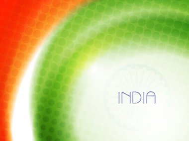 vektör yaratıcı modern Hint bayrak Tasarım sanat.