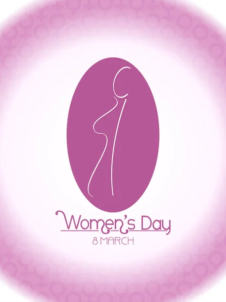 Elegant design element for women's day — Stock Vector