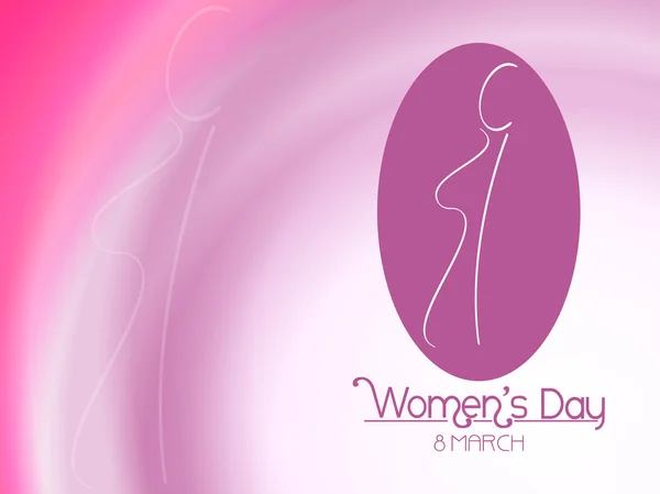 Elegant design element for women's day — Stock Vector