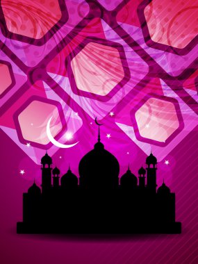 güzel bayram arka plan ile Camii.