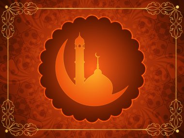 dini bayram arka plan tasarımı ile Camii.