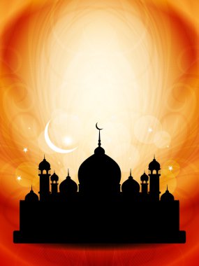 dini bayram arka plan tasarımı ile Camii.