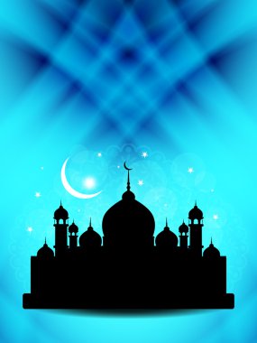 dini bayram arka plan tasarımı ile Camii.