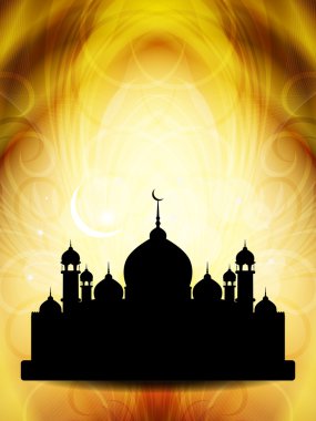 dini bayram arka plan tasarımı ile Camii.