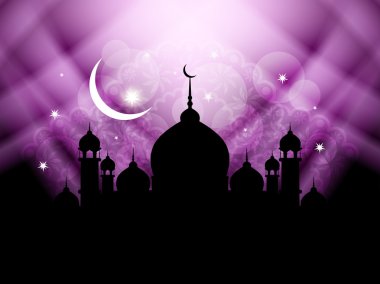 dini bayram arka plan tasarımı ile Camii.