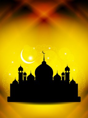 dini bayram arka plan tasarımı ile Camii.