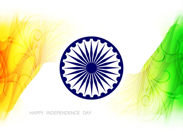 Beautiful Indian flag theme design. — Stock Vector