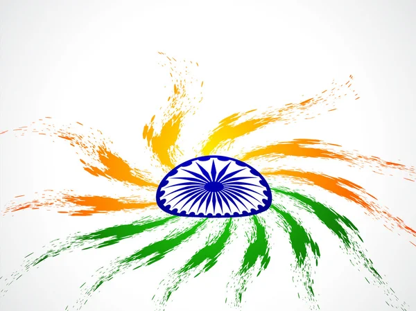Prachtige Indiase vlag themaontwerp. — Stockvector