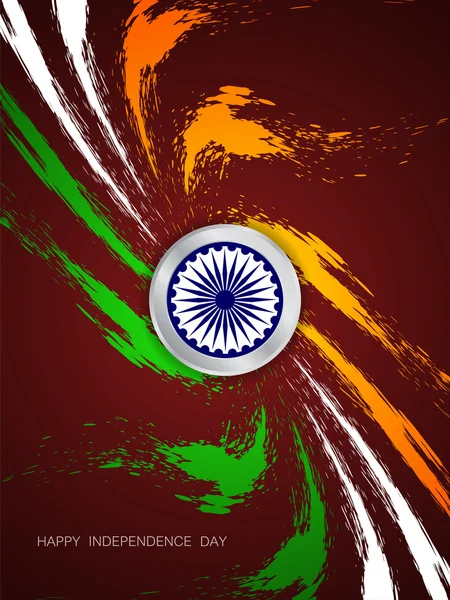 Beautiful Indian flag theme design. — Stock Vector