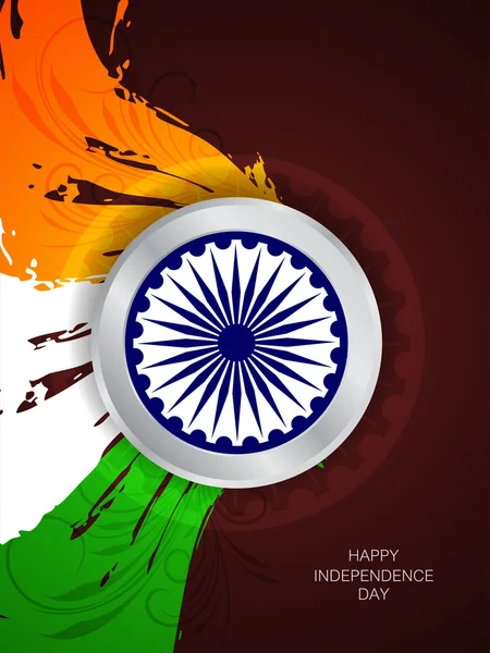 Beautiful Indian flag theme design. — Stock Vector