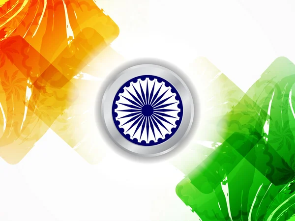 Projeto de tema bela bandeira indiana . — Vetor de Stock