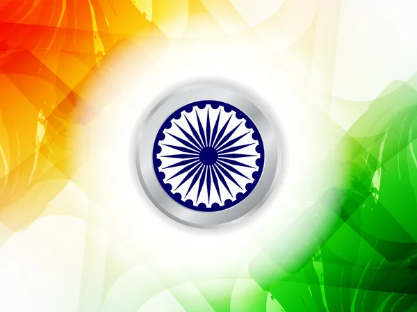 Όμορφη ινδική σημαία θέμα σχεδιασμού. — Διανυσματικό Αρχείο