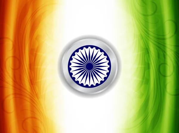Hermosa bandera india tema diseño . — Archivo Imágenes Vectoriales