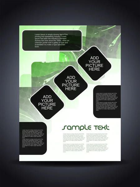 Presentatie van creatieve flyer of cover ontwerp. — Stockvector
