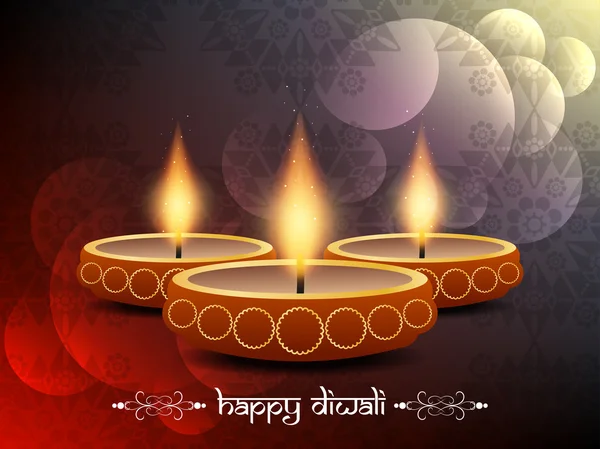 Geleneksel Hint Festivali Diwali — Stok Vektör