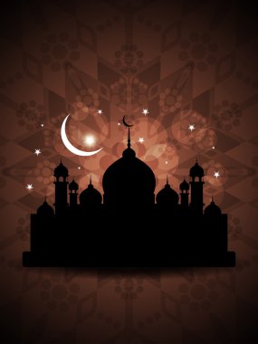 dini bayram arka plan tasarımı ile Camii.