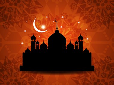 dini bayram arka plan tasarımı ile Camii.