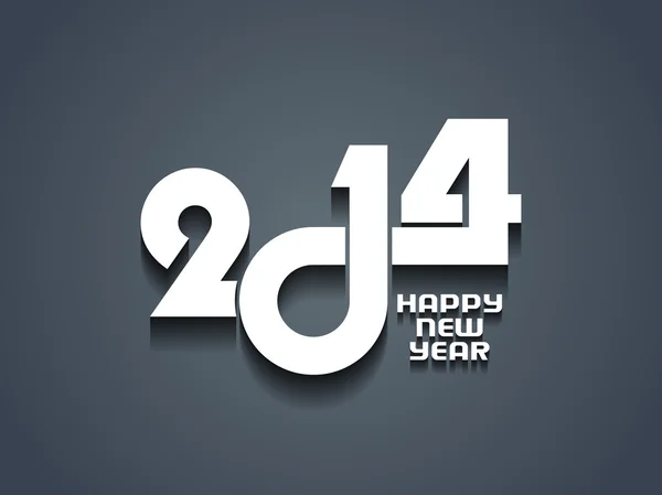 Elegantní šťastný nový rok 2014 designu. — Stockový vektor