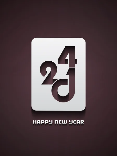 "Элегант" поздравляет с Новым 2014 годом . — стоковый вектор