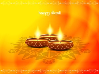 diwali güzel lambaları için dini zarif arka plan.