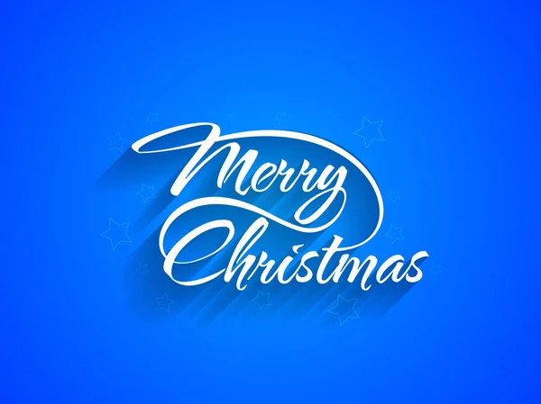 Beautiful text design of Merry Christmas on red color background. — Stock Vector