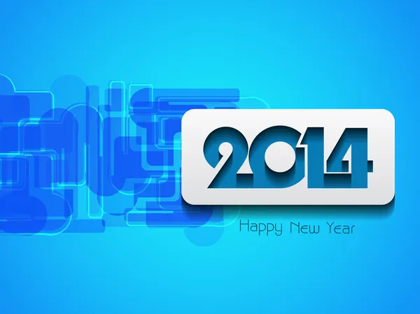 Elegante feliz año nuevo 2014 diseño — Vector de stock