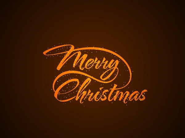 Hermoso diseño de texto de Feliz Navidad — Vector de stock